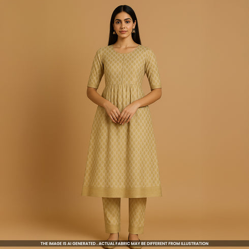 Silk Brocade Fabric-F4959